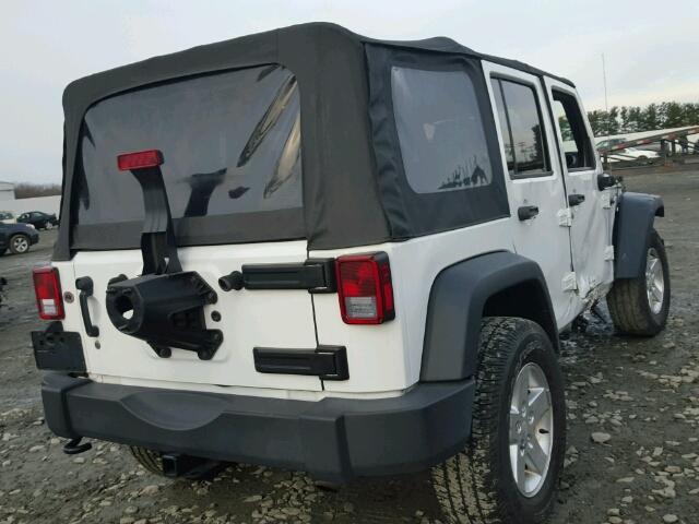 1C4BJWDG8FL627200 - 2015 JEEP WRANGLER U WHITE photo 4