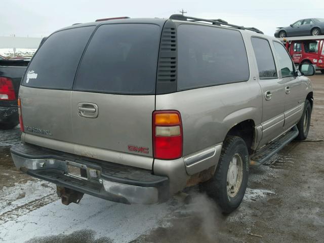 3GKFK16TX1G118232 - 2001 GMC YUKON XL K SILVER photo 4