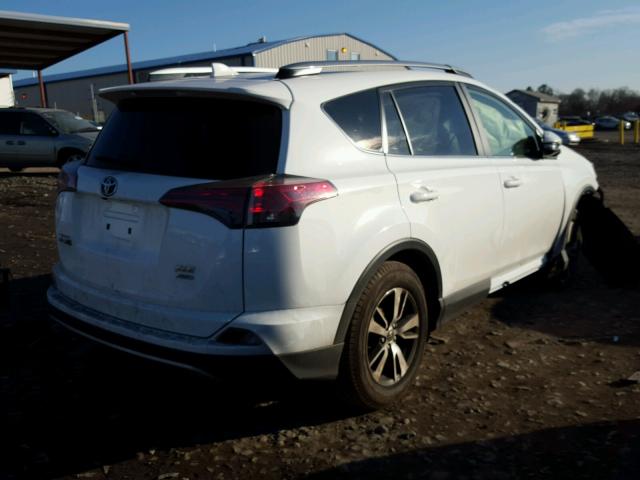 JTMRFREV8HD209604 - 2017 TOYOTA RAV4 XLE WHITE photo 4