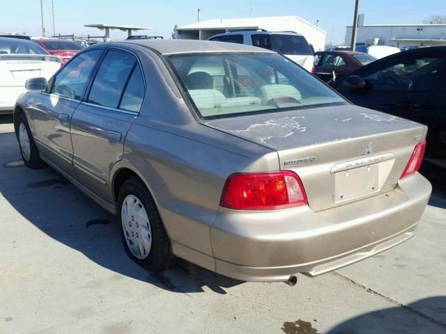 4A3AA46G92E041470 - 2002 MITSUBISHI GALANT ES BEIGE photo 3