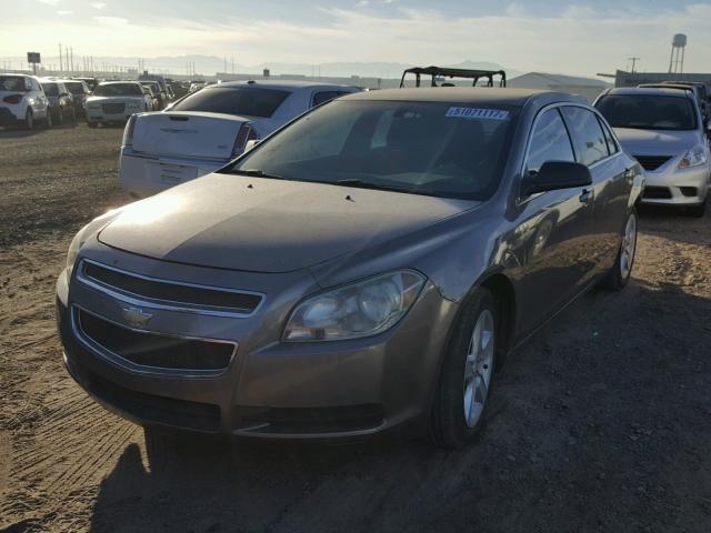 1G1ZA5E03AF255629 - 2010 CHEVROLET MALIBU LS BROWN photo 2