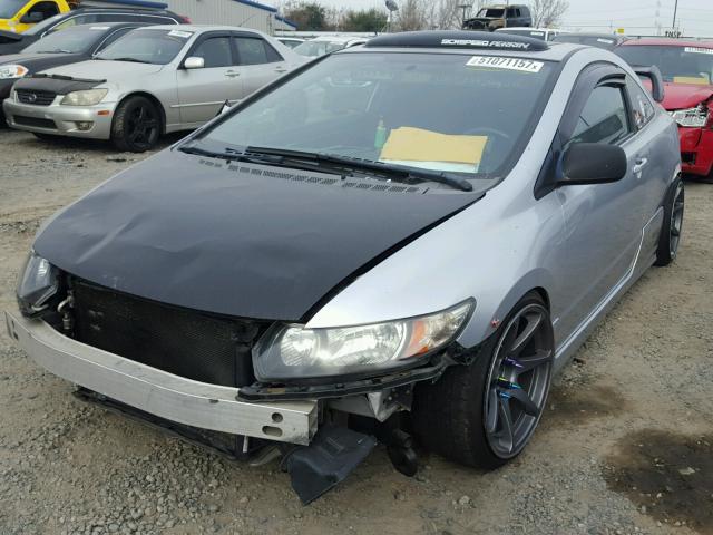 2HGFG21529H700429 - 2009 HONDA CIVIC SI SILVER photo 2