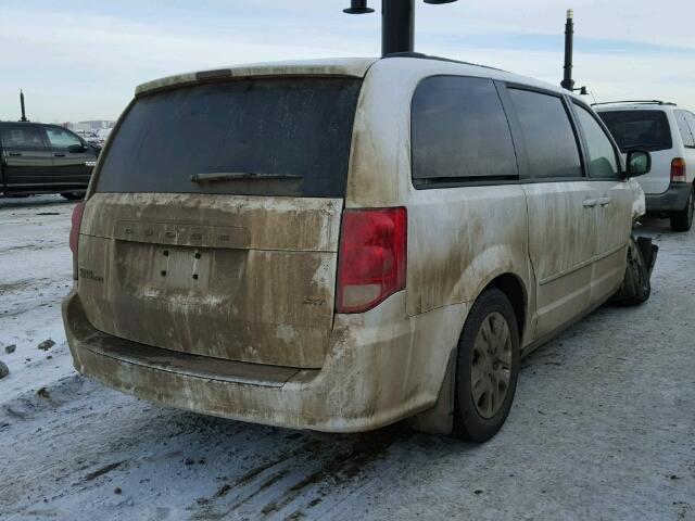 2C4RDGBG5HR625946 - 2017 DODGE GRAND CARA WHITE photo 4