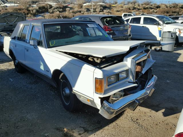 1LNBM84F8KY725047 - 1989 LINCOLN TOWN CAR S WHITE photo 1