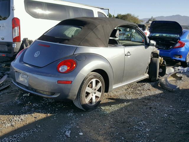 3VWPG31Y16M333228 - 2006 VOLKSWAGEN NEW BEETLE GRAY photo 4