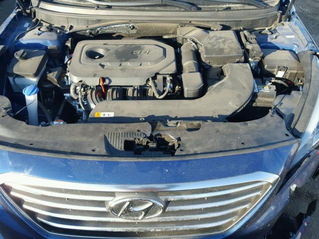 5NPE24AF1HH587219 - 2017 HYUNDAI SONATA SE BLUE photo 7