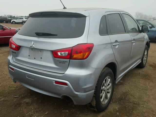 JA4AP3AU0BZ003685 - 2011 MITSUBISHI OUTLANDER SILVER photo 4