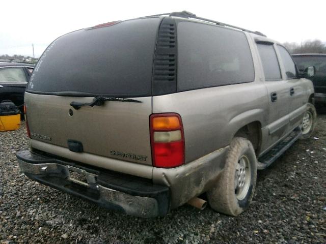 3GNEC16T6YG169863 - 2000 CHEVROLET SUBURBAN C BEIGE photo 4