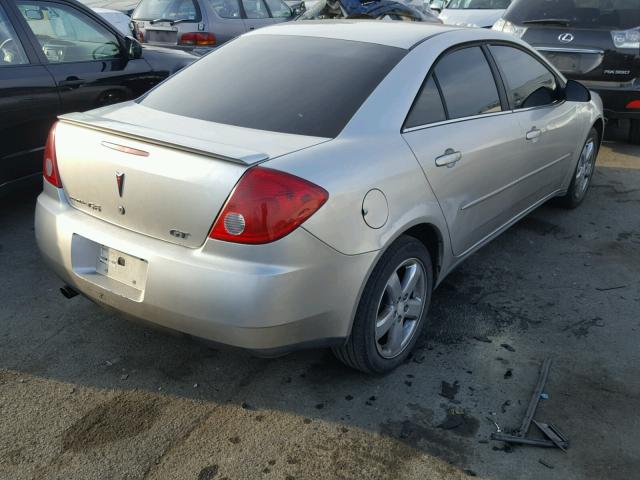 1G2ZH58NX74230388 - 2007 PONTIAC G6 GT SILVER photo 4