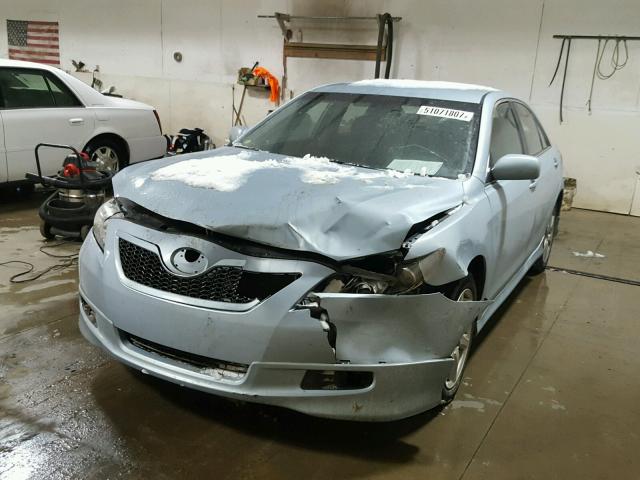 4T1BK46K97U535880 - 2007 TOYOTA CAMRY NEW BLUE photo 2