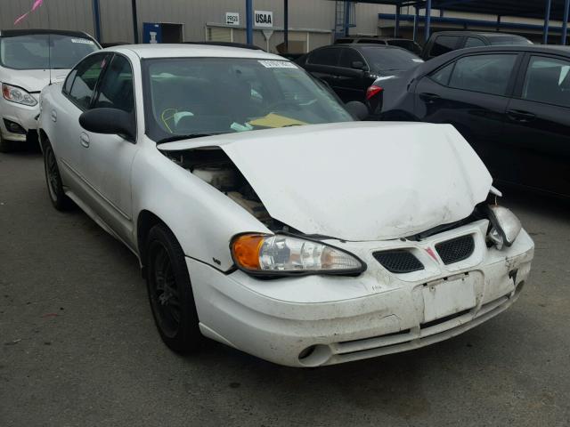 1G2NE52E75M149801 - 2005 PONTIAC GRAND AM S WHITE photo 1