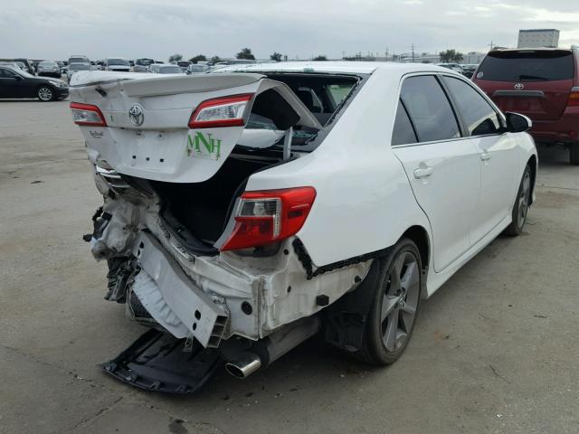 4T1BF1FKXEU426781 - 2014 TOYOTA CAMRY L WHITE photo 4