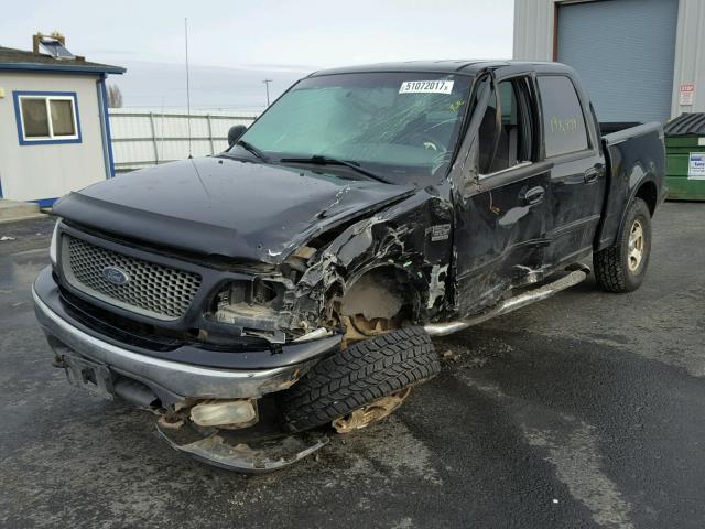 1FTRW08W11KE44363 - 2001 FORD F150 SUPER BLACK photo 2