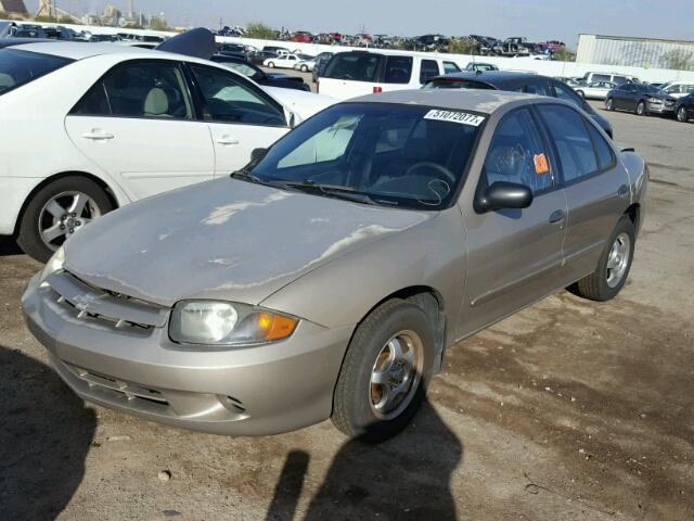 1G1JC52F447294132 - 2004 CHEVROLET CAVALIER GOLD photo 2