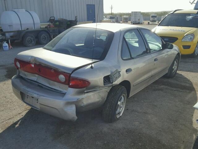 1G1JC52F447294132 - 2004 CHEVROLET CAVALIER GOLD photo 4