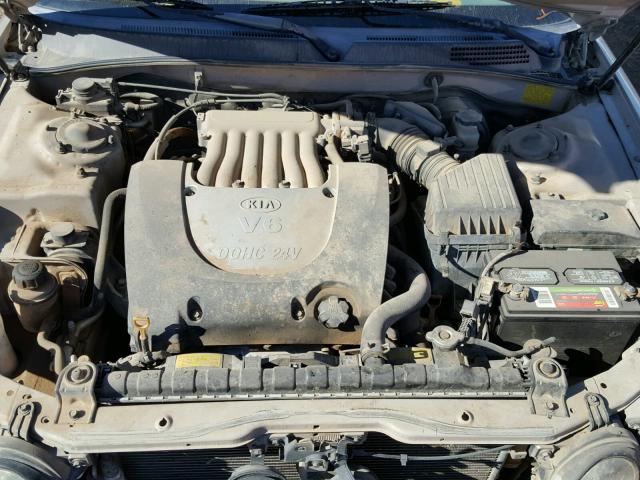 KNAGD128245331194 - 2004 KIA OPTIMA LX TAN photo 7