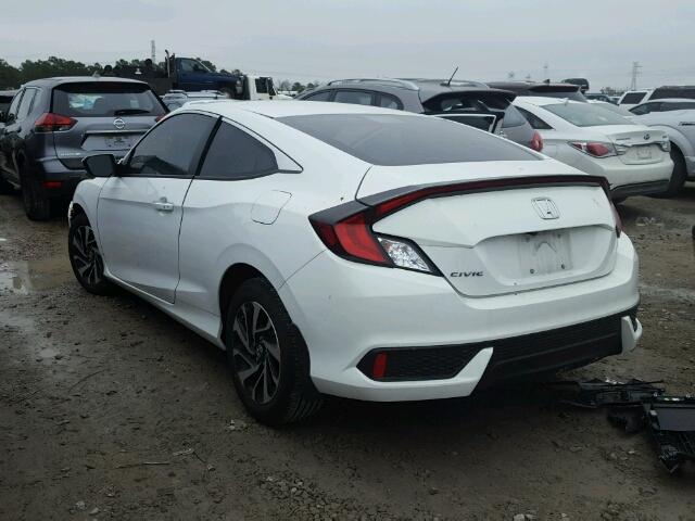 2HGFC4B00GH313546 - 2016 HONDA CIVIC LX WHITE photo 3