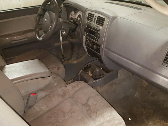 1D7HW42N16S509969 - 2006 DODGE DAKOTA SLT GRAY photo 5