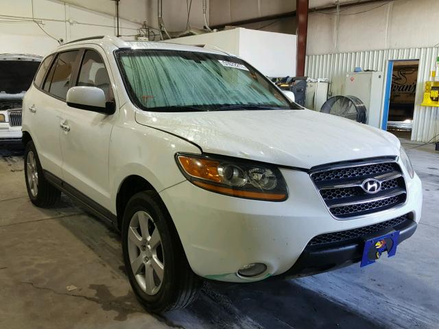 5NMSH13E78H152500 - 2008 HYUNDAI SANTA FE S WHITE photo 1