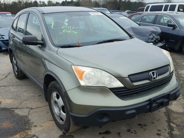 JHLRE38338C056598 - 2008 HONDA CR-V LX GREEN photo 1