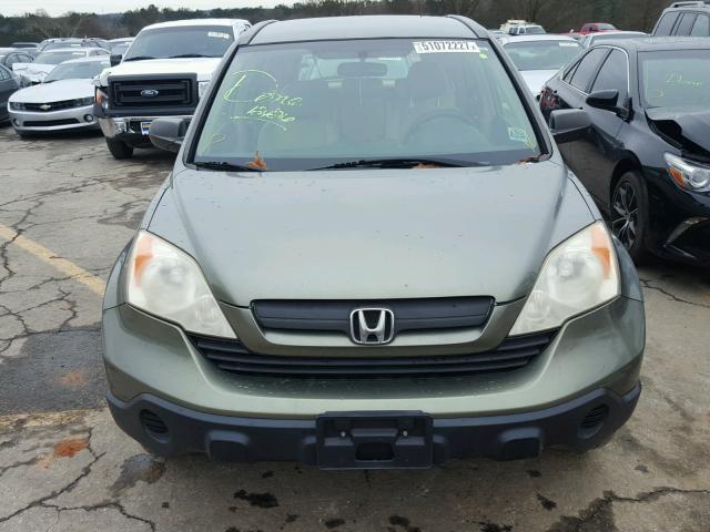 JHLRE38338C056598 - 2008 HONDA CR-V LX GREEN photo 9