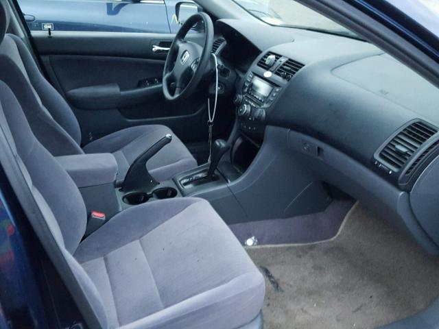 JHMCM56364C022944 - 2004 HONDA ACCORD LX BLUE photo 5