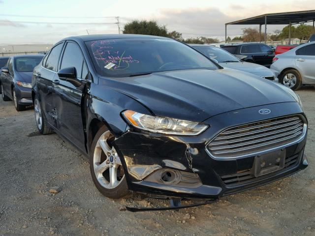 3FA6P0G7XGR281829 - 2016 FORD FUSION S BLACK photo 1