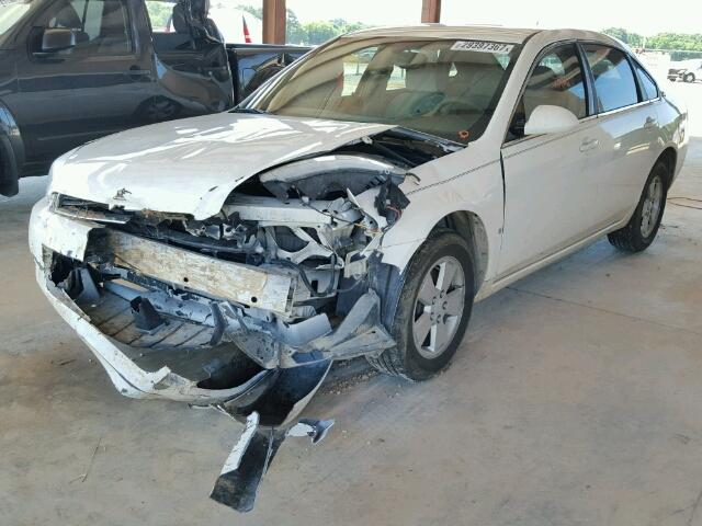 2G1WT58K289225017 - 2008 CHEVROLET IMPALA LT WHITE photo 2