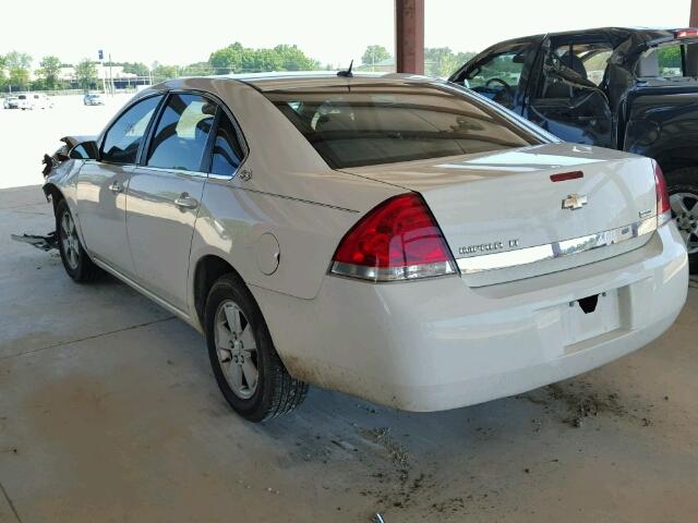 2G1WT58K289225017 - 2008 CHEVROLET IMPALA LT WHITE photo 3