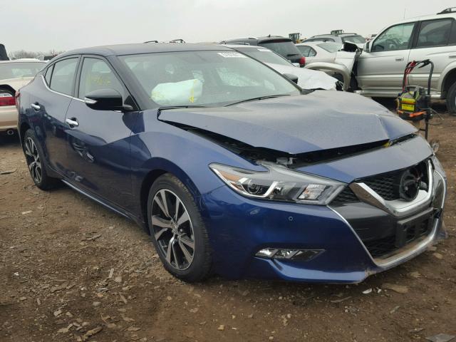 1N4AA6AP2HC453553 - 2017 NISSAN MAXIMA 3.5 BLUE photo 1