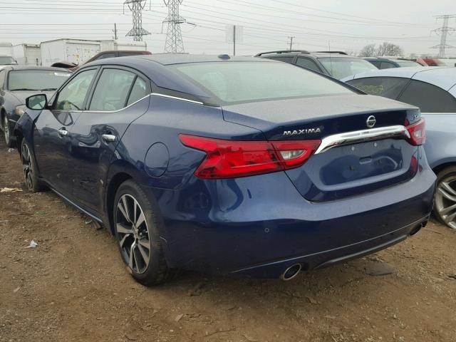 1N4AA6AP2HC453553 - 2017 NISSAN MAXIMA 3.5 BLUE photo 3