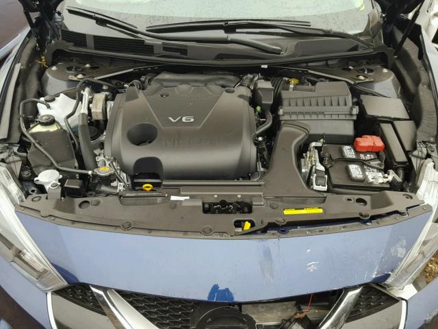 1N4AA6AP2HC453553 - 2017 NISSAN MAXIMA 3.5 BLUE photo 7