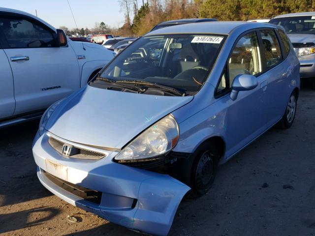 JHMGD37458S045706 - 2008 HONDA FIT BLUE photo 2