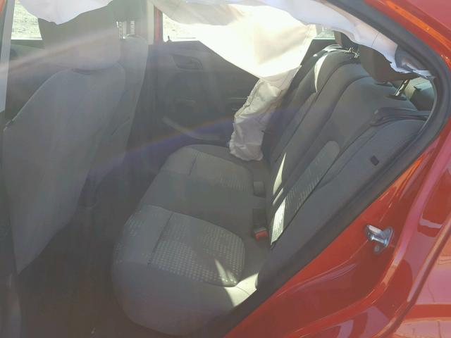 1G1JB5SH2H4166693 - 2017 CHEVROLET SONIC LS 红色 照片 6