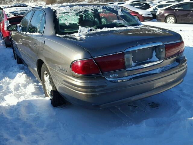 1G4HP54K414162288 - 2001 BUICK LESABRE CU BROWN photo 3