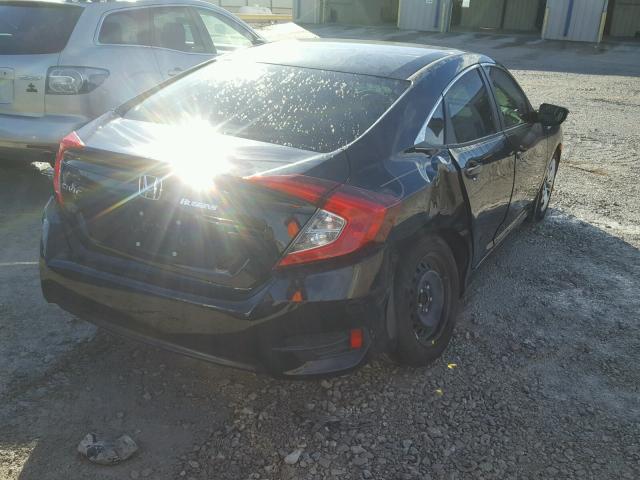 19XFC2F54GE066682 - 2016 HONDA CIVIC LX BLACK photo 4