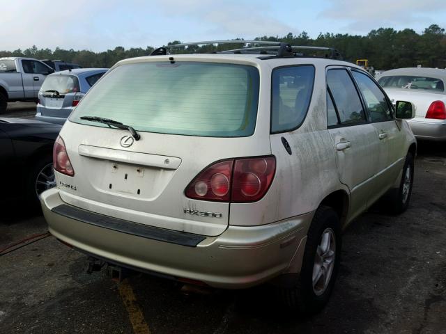 JT6HF10U7X0012268 - 1999 LEXUS RX 300 CREAM photo 4