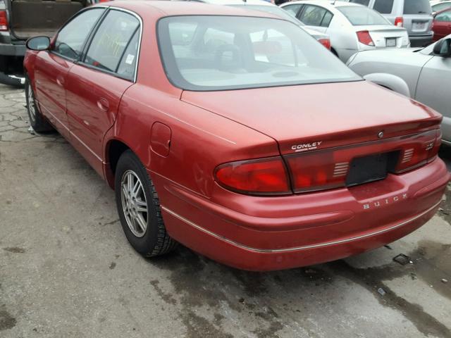 2G4WB52K2X1588705 - 1999 BUICK REGAL LS BURGUNDY photo 3