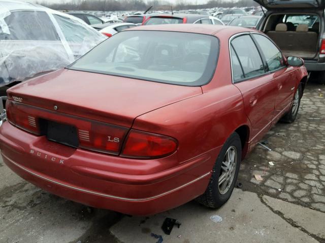 2G4WB52K2X1588705 - 1999 BUICK REGAL LS BURGUNDY photo 4