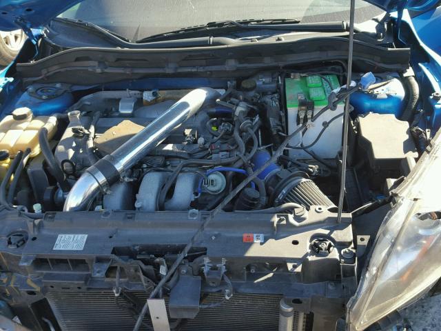 JM1BL1H39A1350386 - 2010 MAZDA SPEED 3 BLUE photo 7