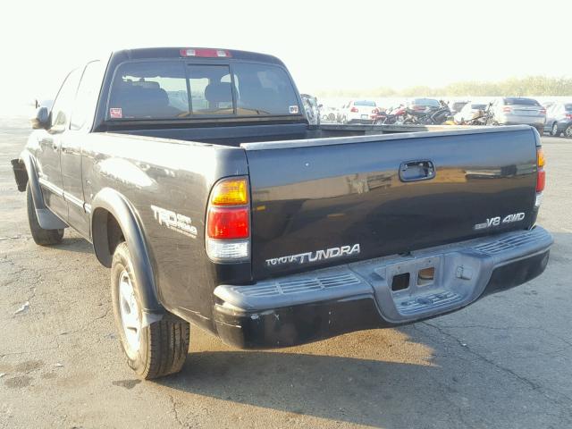 5TBBT48181S188505 - 2001 TOYOTA TUNDRA ACC BLACK photo 3