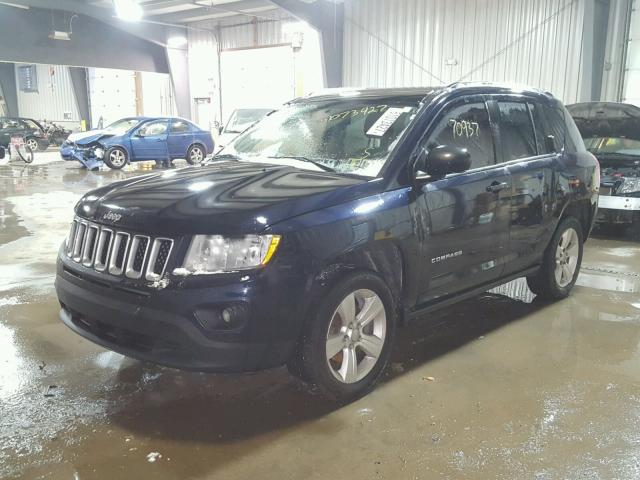 1J4NF1FB7BD176035 - 2011 JEEP COMPASS SP BLUE photo 2