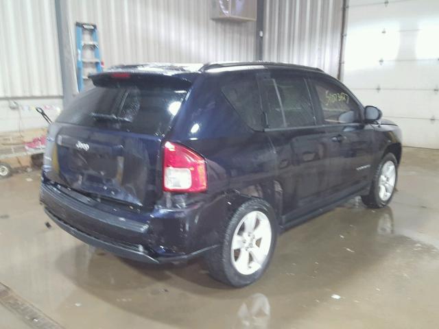 1J4NF1FB7BD176035 - 2011 JEEP COMPASS SP BLUE photo 4