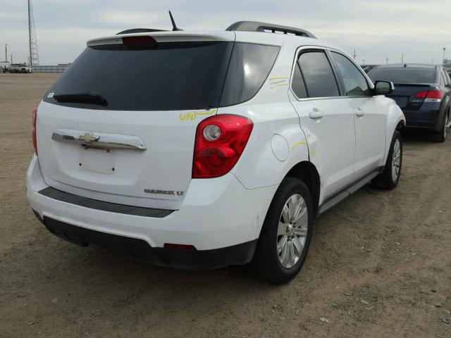 2CNALPEW9A6400662 - 2010 CHEVROLET EQUINOX LT WHITE photo 4