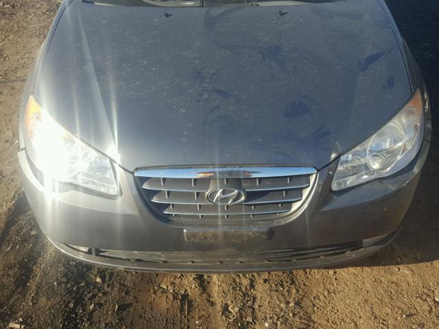 KMHDU46D88U524293 - 2008 HYUNDAI ELANTRA GL GRAY photo 7