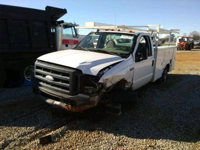 1FDSF34547EB10010 - 2007 FORD F350 SRW S WHITE photo 2