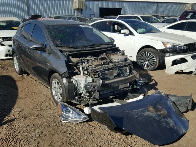 JTDKDTB32F1089577 - 2015 TOYOTA PRIUS C GRAY photo 1