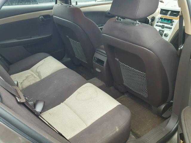 1G1ZC5E16BF198220 - 2011 CHEVROLET MALIBU 1LT 棕色 照片 6