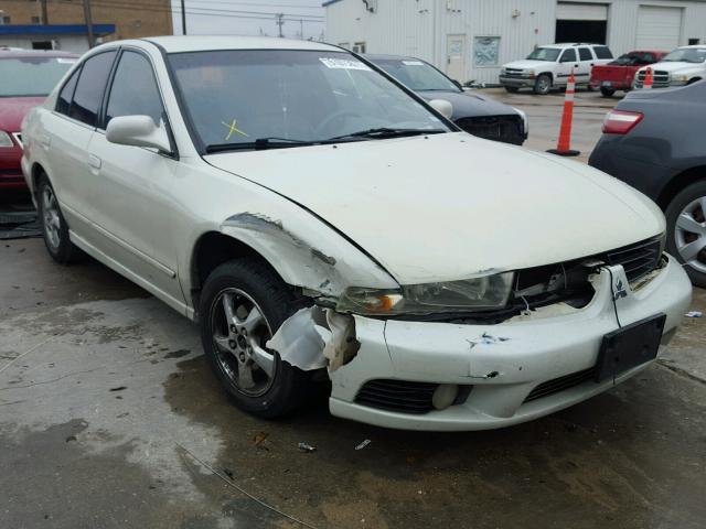 4A3AA46G22E093362 - 2002 MITSUBISHI GALANT ES WHITE photo 1