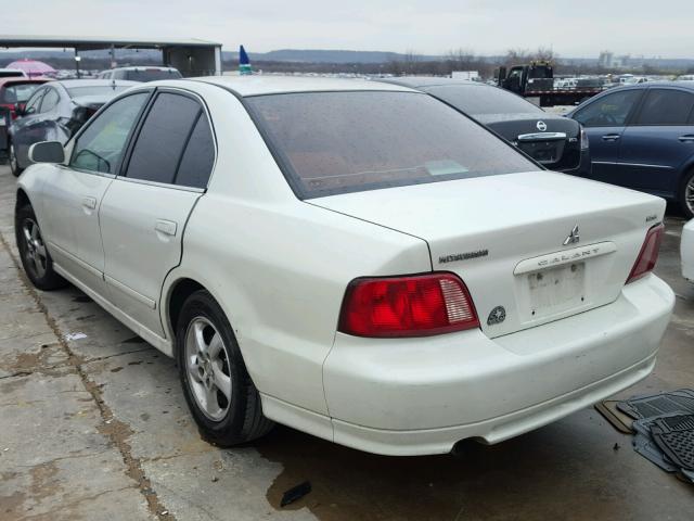 4A3AA46G22E093362 - 2002 MITSUBISHI GALANT ES WHITE photo 3